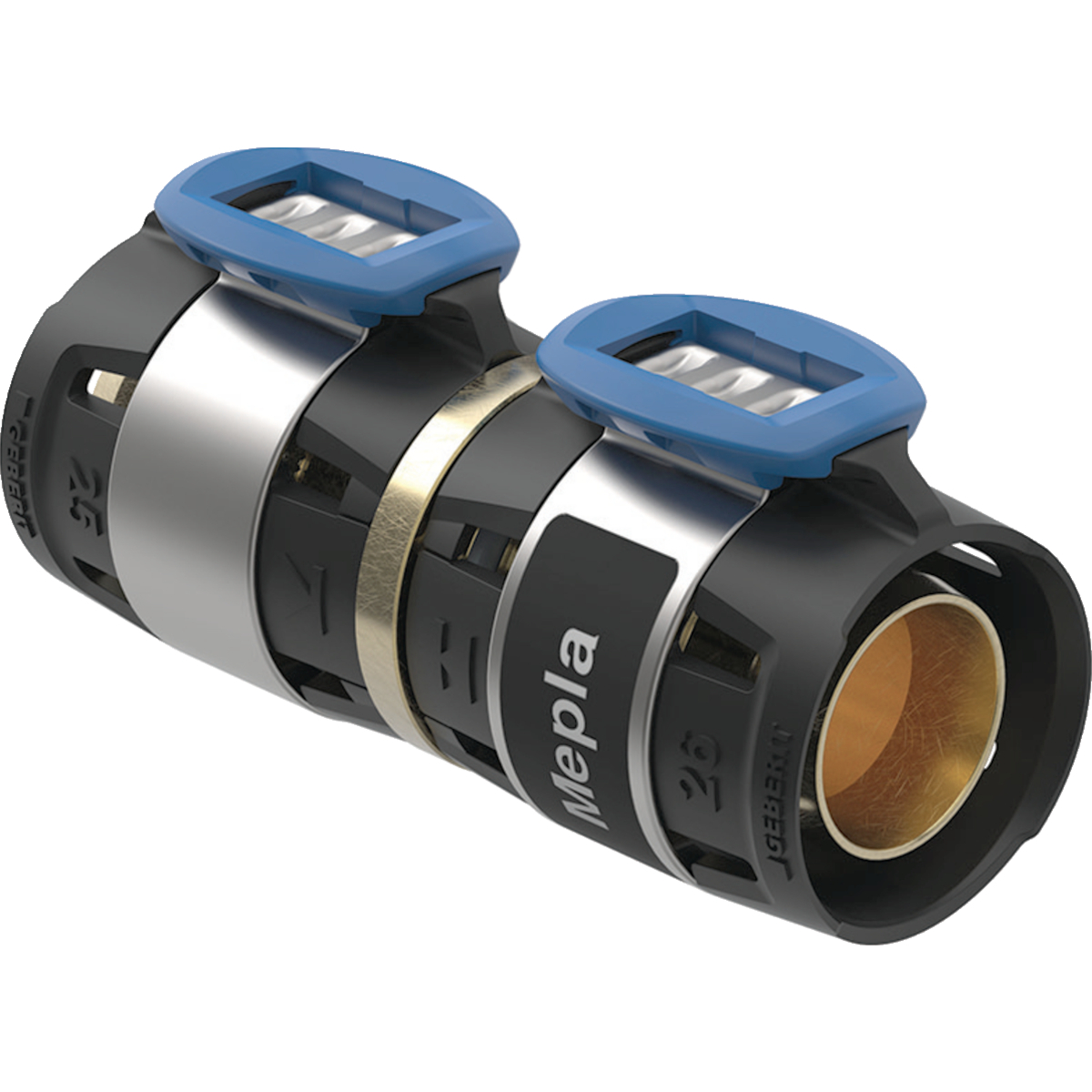 Geberit FlowFit Übergang auf Mepla d=16mm d1=16mm Siliziumbronze 620.090.00.1 - Bild 1