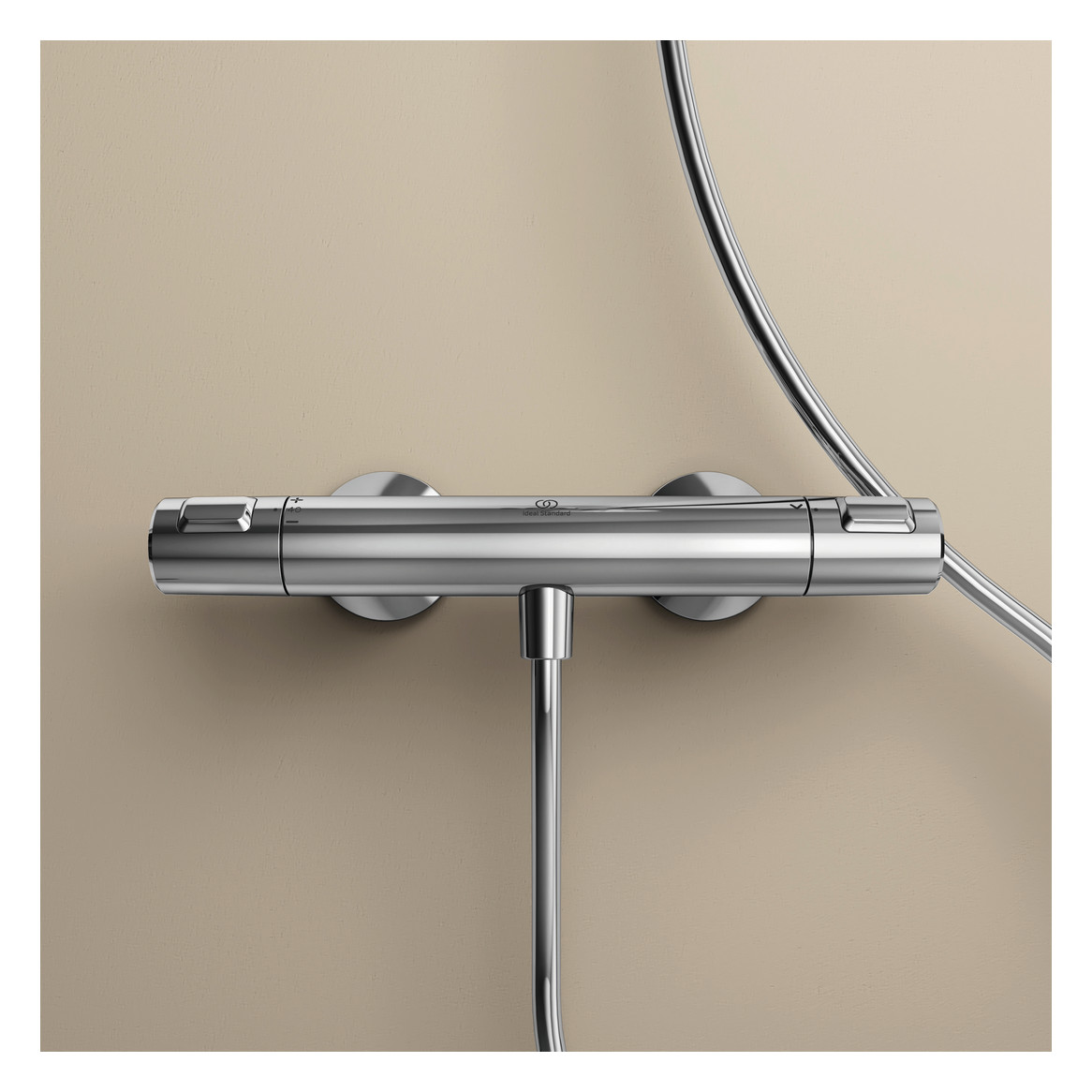 Ideal Standard Brausethermostat Ceratherm T25 chrom, Ausladung 80mm A7201AA - Bild 2