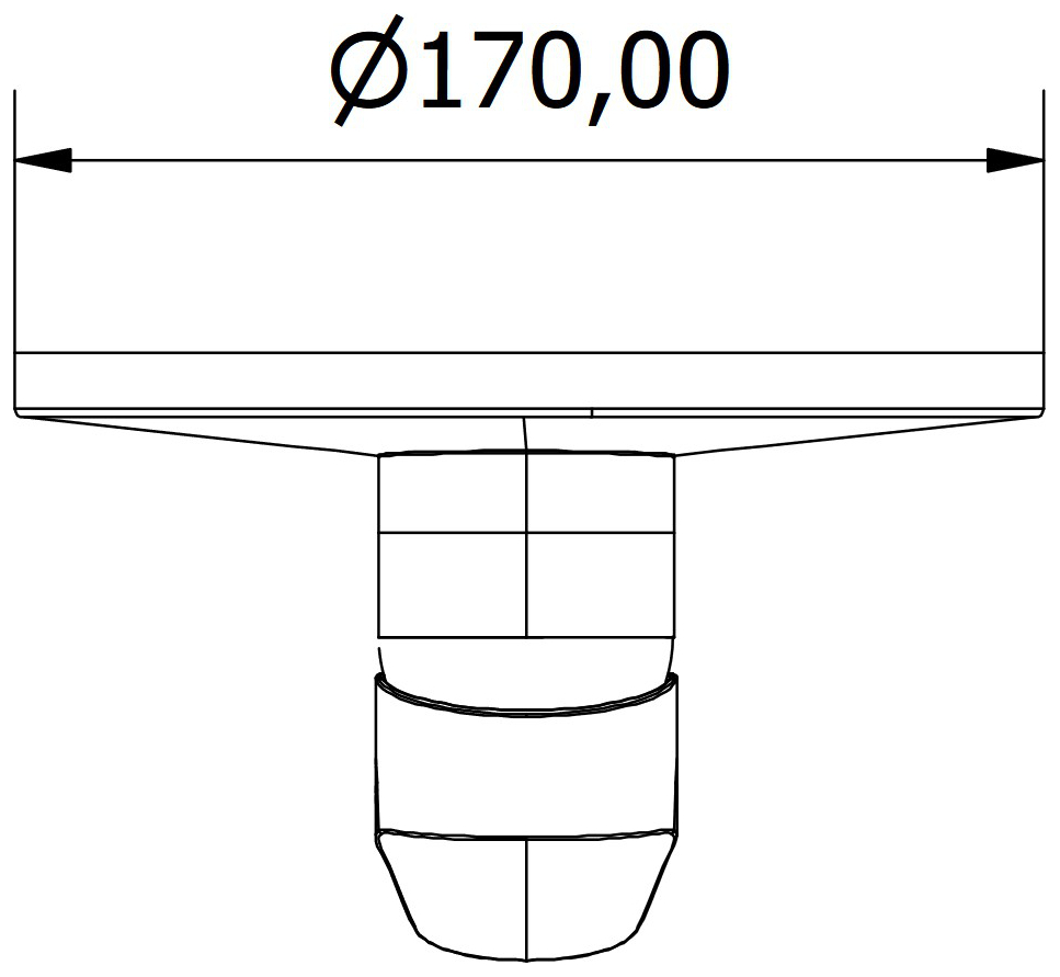 VIGOUR Farbset Brausebatterie one verchromt, für Universal UP-Körper-Box VUPK - Bild 6