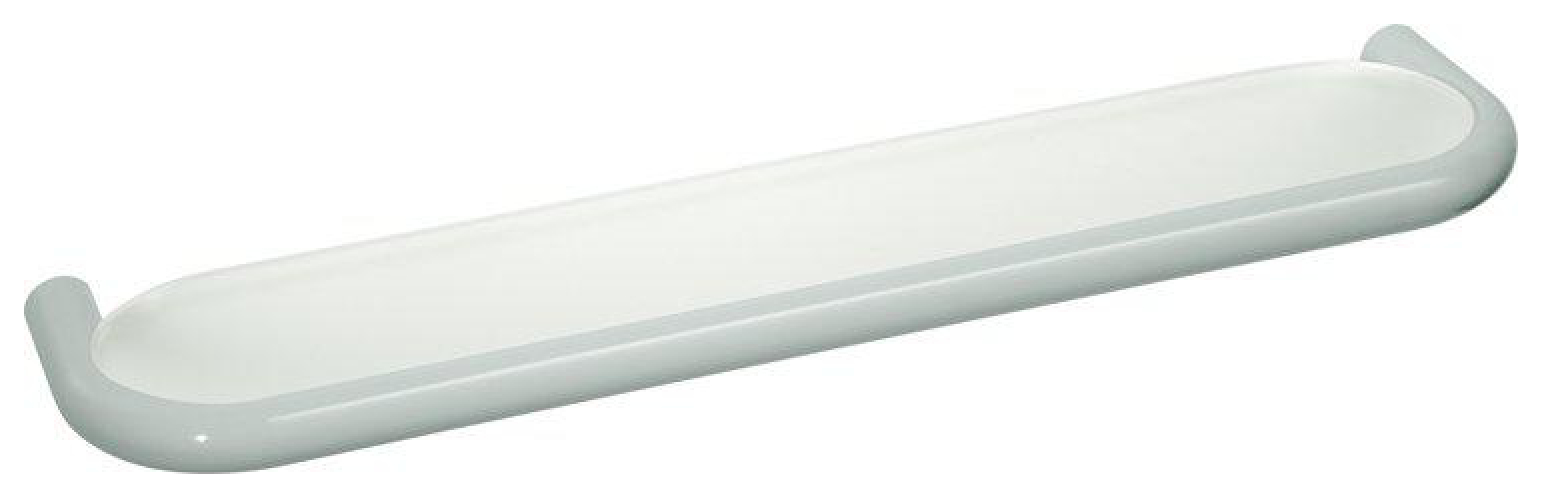 HEWI Serie 477 Ablage mit eingespannter Glasplatte matt weiß reinweiß 477.03.10005.99 - Bild 1