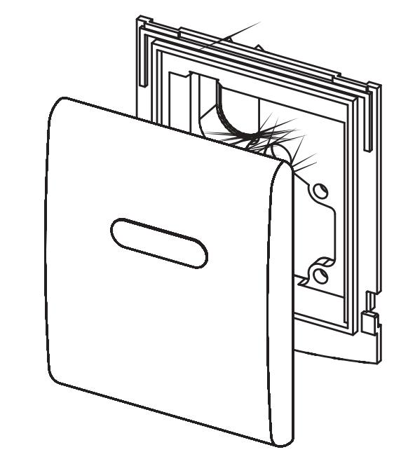 TECE Elektrische Betätigung Urinal 9820098 weiss matt - Bild 1