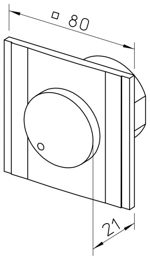 Helios Drehzahlsteller ESU 1 stufenlose Steuerung für 55er Unterputz-Dose IP 30 E-/A-Schalter 00236 - Bild 2