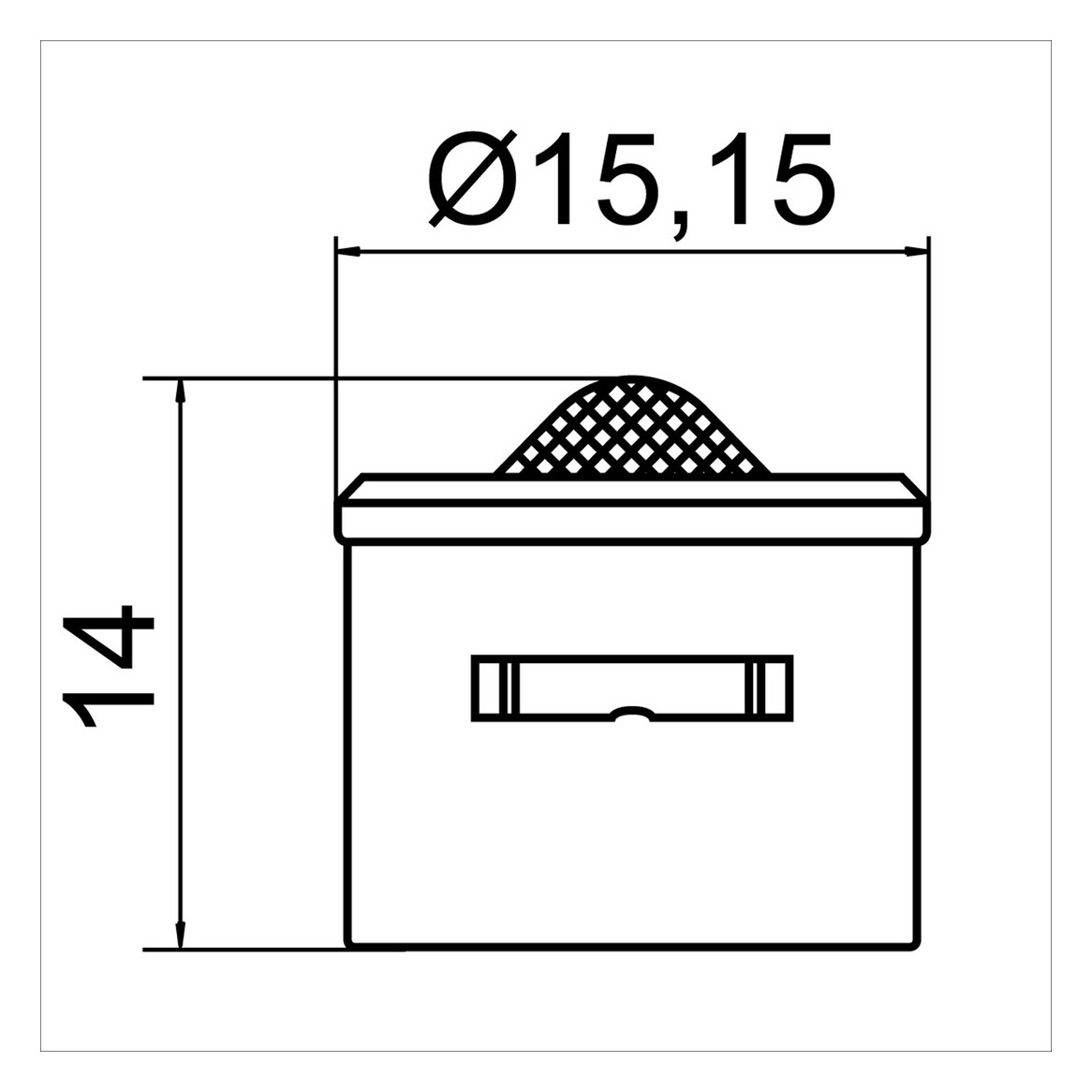 NEOPERL LongLife Design Innenteil mit Dicht./vernickelt, 3/8''/M18, V=FULL FLOW