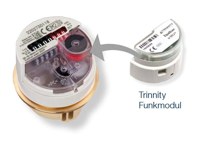 TRINNITY Funkmodul Wasserzähler EquaScan wMIU RF V2 Dec MulPs Encr 50l - Bild 2