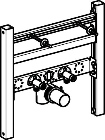 Geberit Duofix Waschtisch-Traverse Einlocharmatur 111.464.00.1