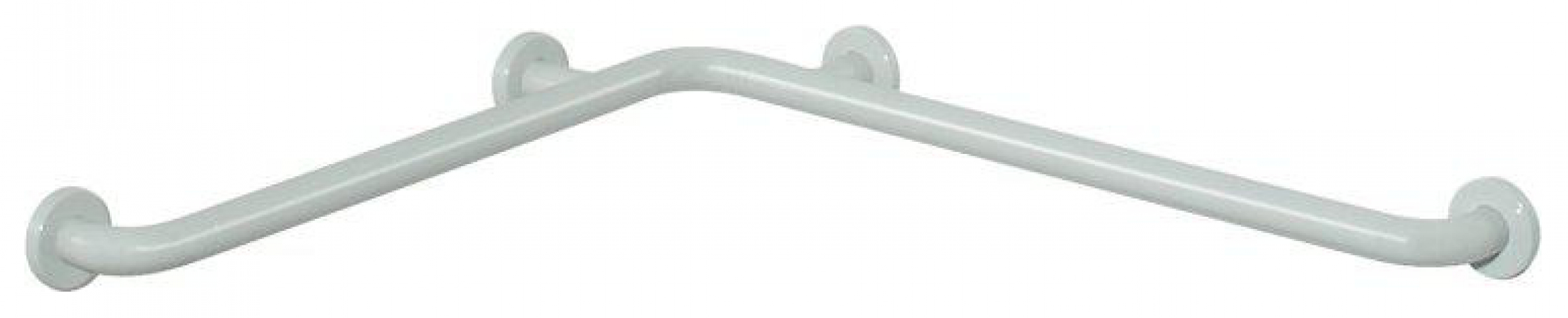 HEWI Serie 801 Dusch-Wannenhandlauf d: 33 mm W1: 762 mm W2: 762 mm reinweiß 801.35.110.99 - Bild 1