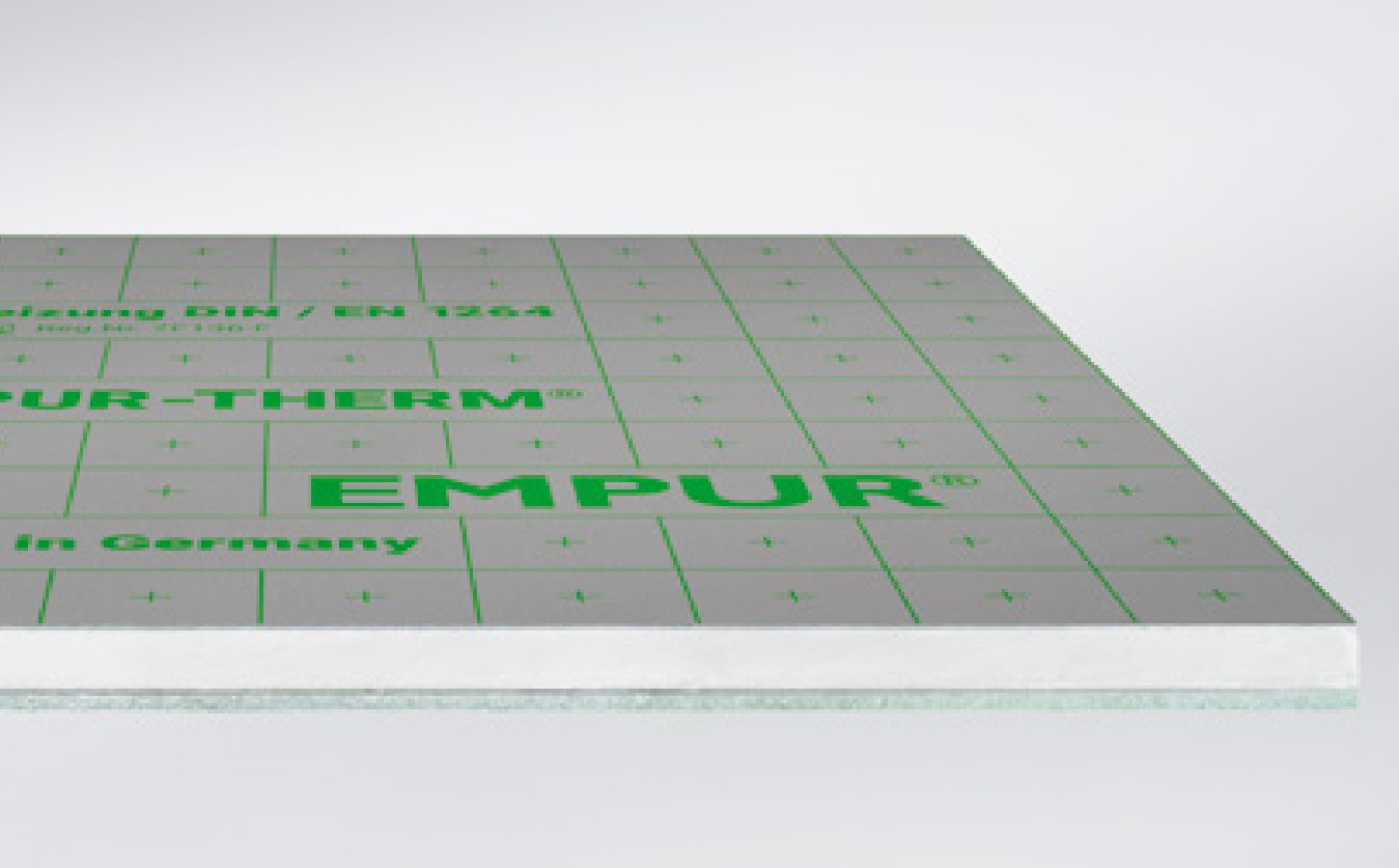 EMPUR PUR-THERM® Verbundplatte PIR/PE 20+5mm, WLS 023, B1 (2.400x1.000mm) 042050 - Bild 1