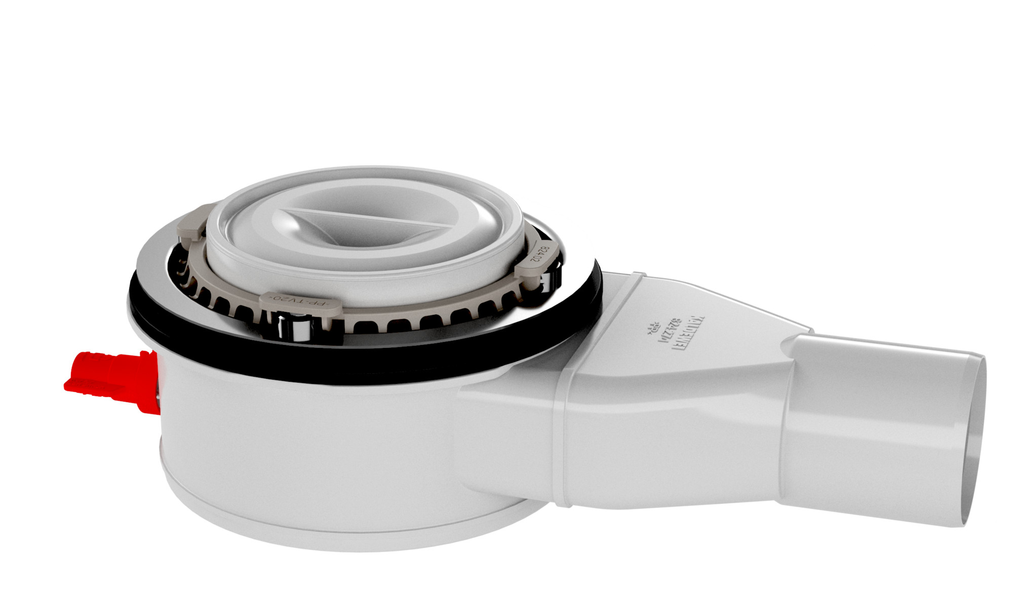 Kaldewei Ablaufgarnitur Kaldewei KA 120, Mod. 4106 waagerecht, mit Haarfangsieb, ohne Deckel - Bild 1