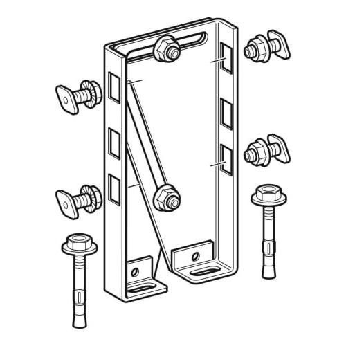 Geberit GIS Bausatz freistehende Installationswand 461.660.00.1 - Bild 4
