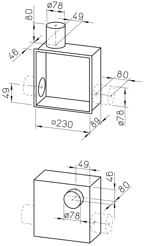 Helios Universal-Unterputz-Gehäuse ELS-GU 08111 - Bild 2