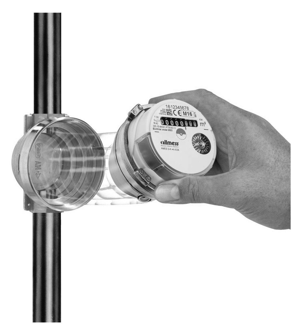 Allmess Einrohranschlussteil EAT 3/4'' IG-3, für UP 6000-MK und MES 3-K/W, 0103000006  - Bild 2