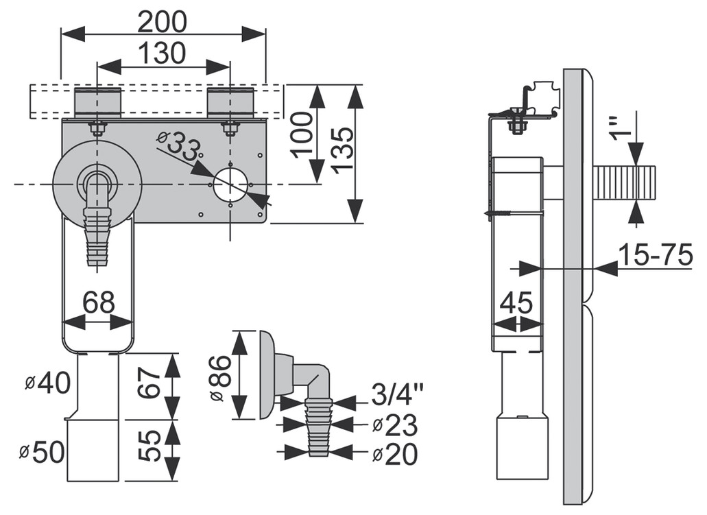 TECEprofil Anschlusseinheit für Waschmaschine 9020036 - Bild 2