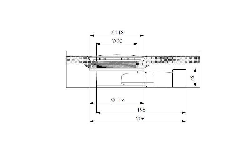 SFA SANISHOWER Flat Schmutzwasserhebeanlage mit flachem Siphon für Duschtassen 0048 - Bild 4
