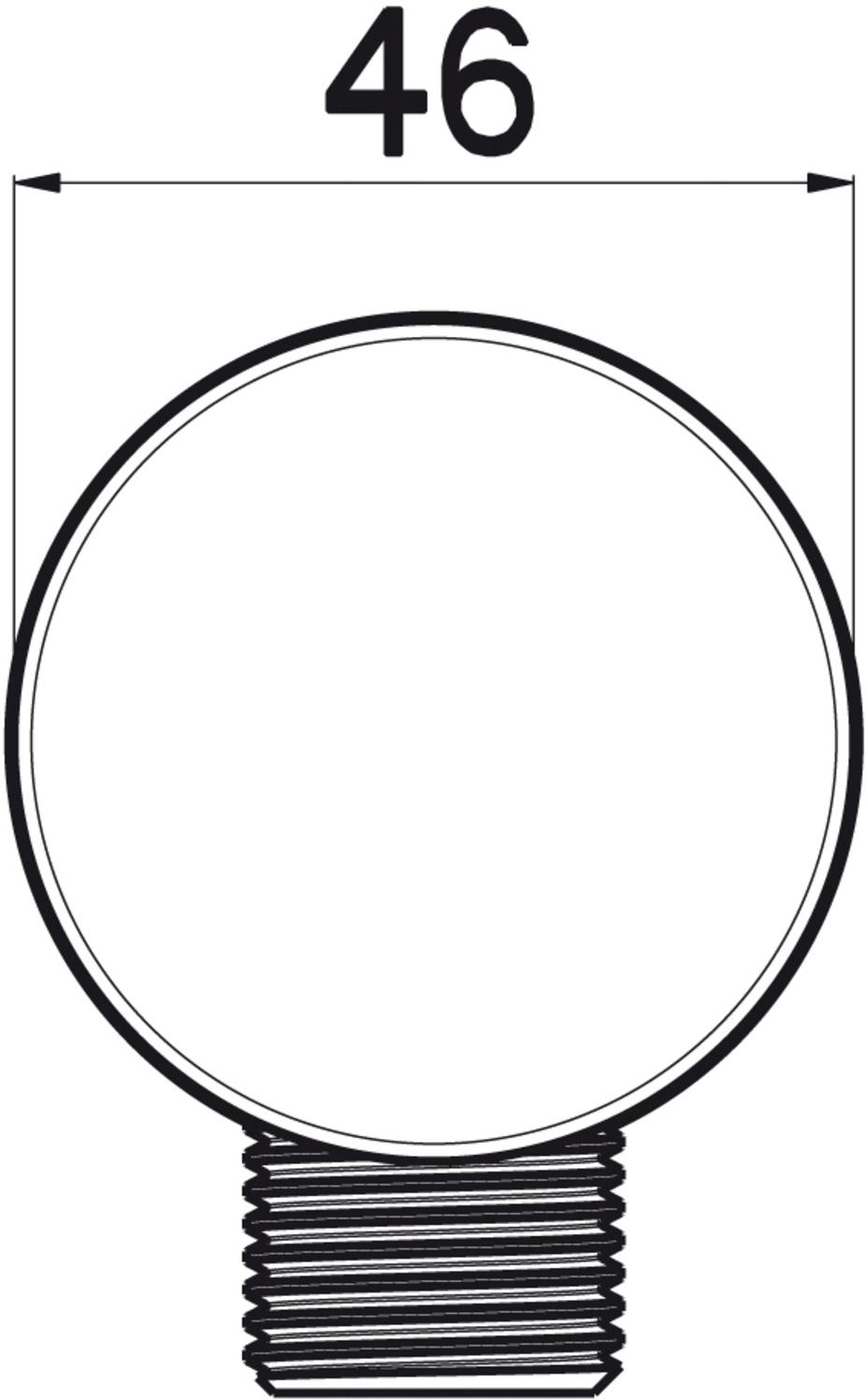 Nikles Wandanschlussbogen Techno 1/2'' verchromt NIKTECWAB - Bild 2