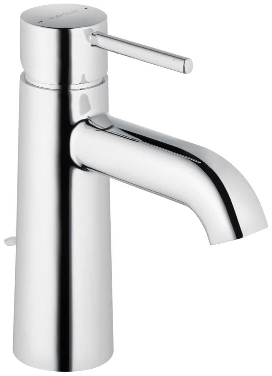 VIGOUR individual Waschtischbatterie GRACE mit Ablaufgarnitur verchromt - Bild 1
