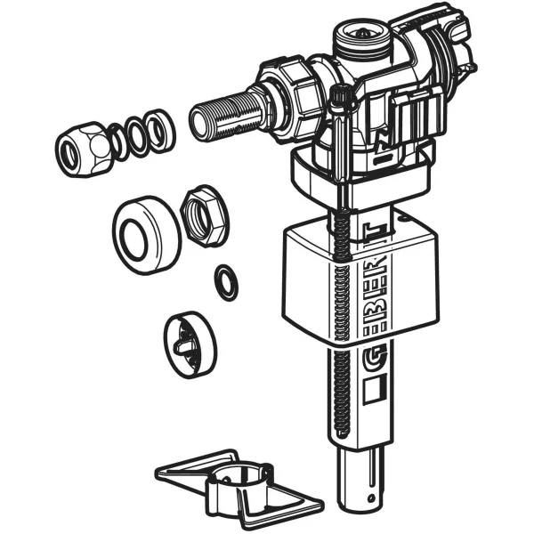 Geberit Typ 383 Füllventil 3/8'' für Aufputz-Spülkasten 240.700.00.5 - Bild 3