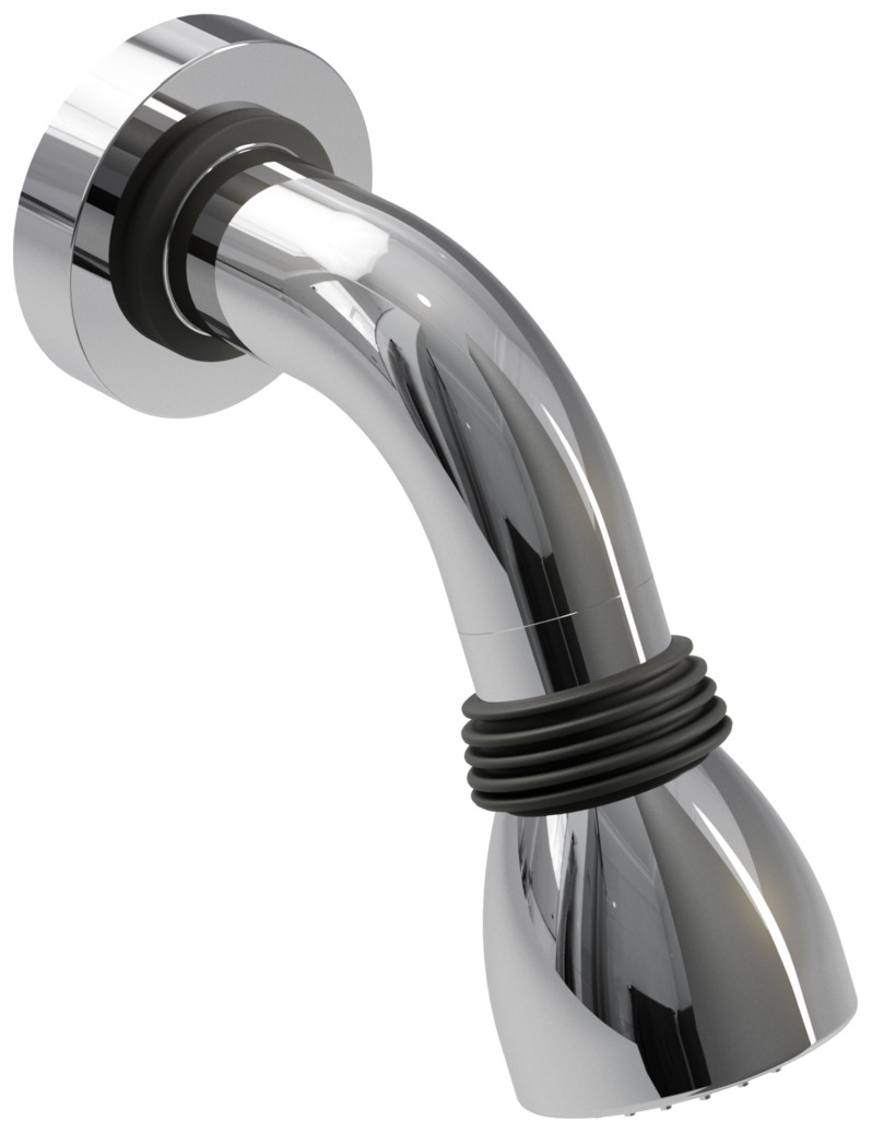 VIGOUR Kopfbrause 1/2'' derby V3 plus mit Brausearm 12 l/min barrierefrei verchromt