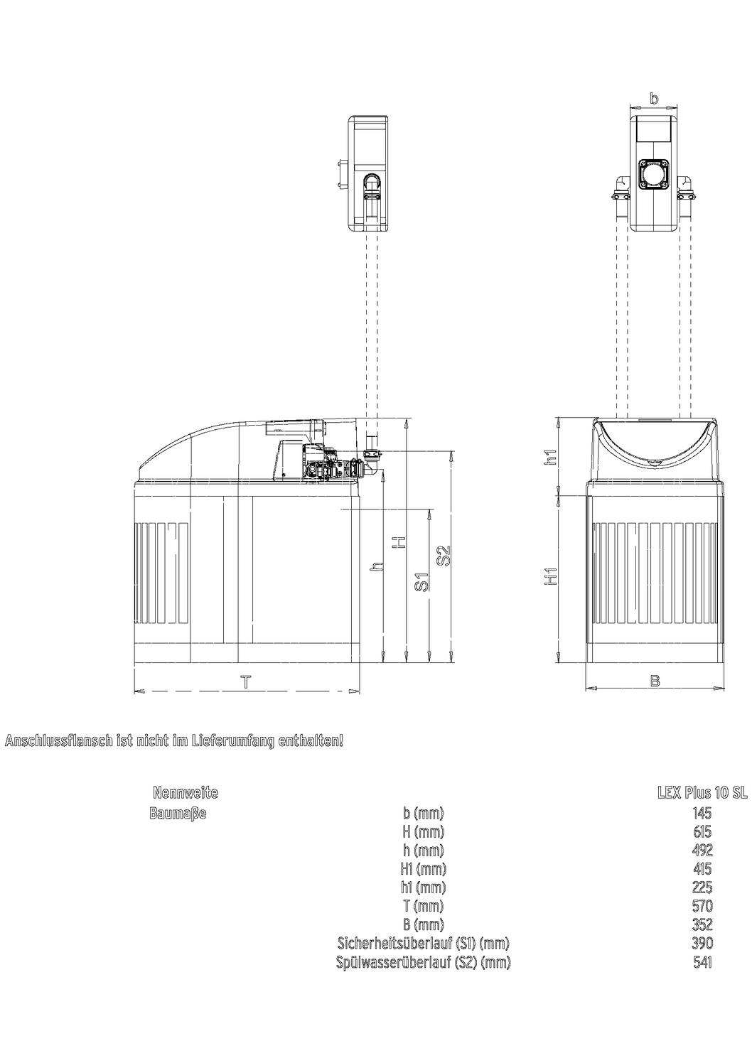 SYR Einzelenthärtungsanlage LEX Plus 10 SL Connect, mit Anschlussarmatur und Leckageschutzfunktion - Bild 2