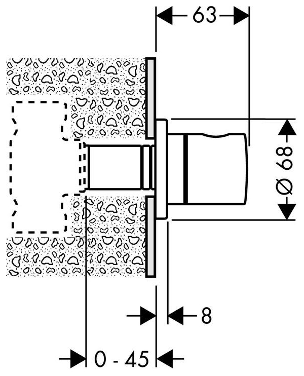 Hansgrohe Farbset Raindance verchromt 15972000, für UP-Ventil 1/2'' und 3/4'' - Bild 2