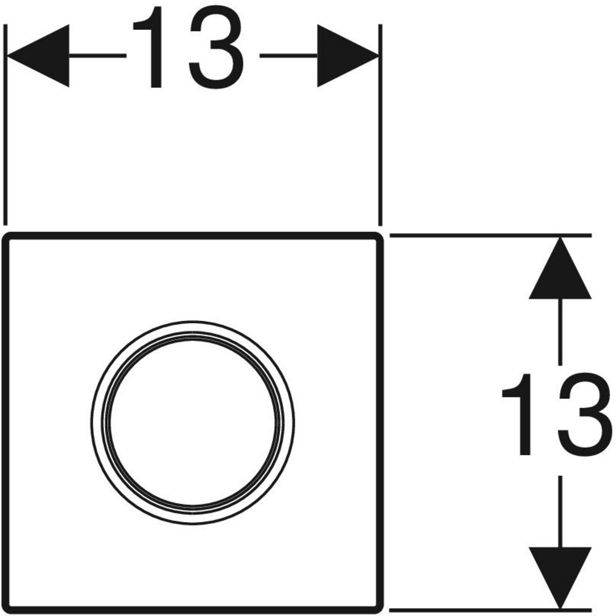 Geberit Urinalsteuerung mit elektronischer Spülauslösung Typ 01 weiss-alpin 116.021.11.5 - Bild 4