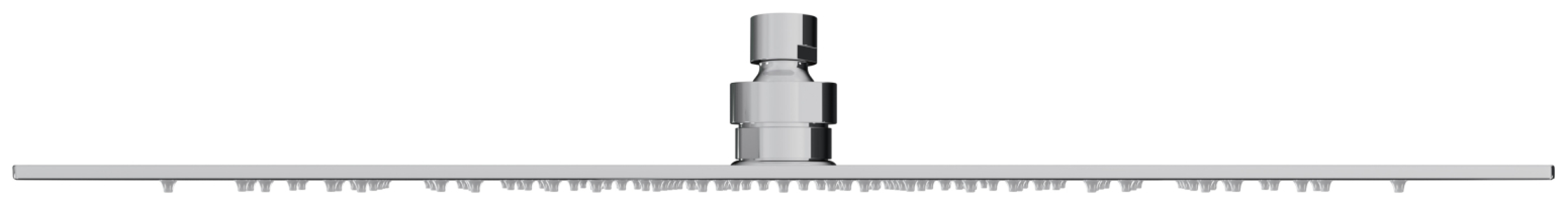 VIGOUR Duschsystem V4 Thermostat Kopfbrause 410mm edge Stabhandbrause und Schlauch verchromt