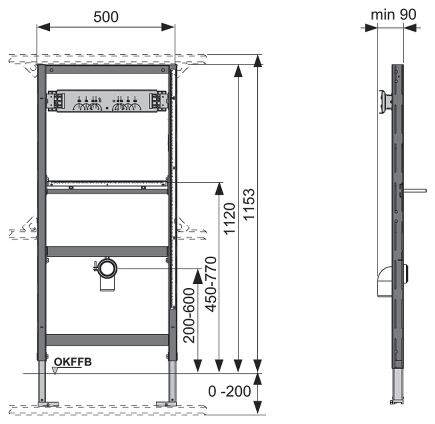 TECEprofil Urinalmodul für AP-Druckspüler 9320010 - Bild 2