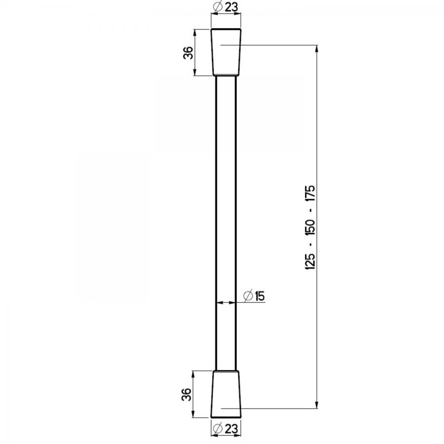 Nikles Brauseschlauch Brillanz 1/2'' x 125 cm mit Konus und Drehkupplung verchromt NIKSUPR125 - Bild 2
