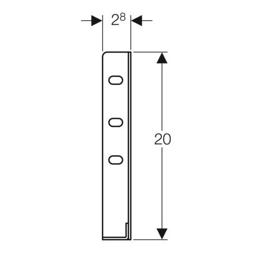 Geberit GIS Bausatz freistehende Installationswand 461.660.00.1 - Bild 3
