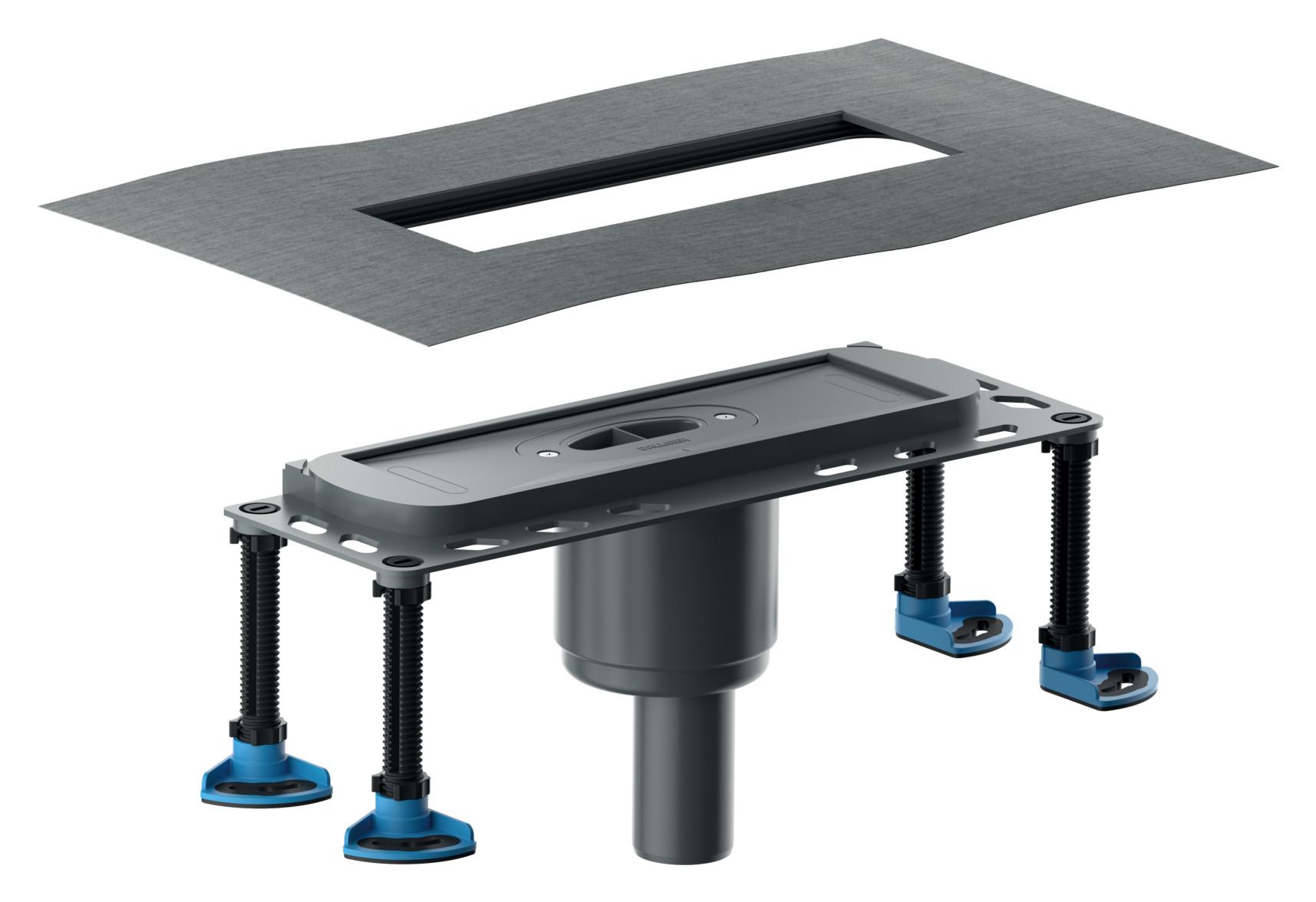 Dallmer DallFlex Ablaufgehäuse DN 50 Abgang senkrecht 539076 - Bild 1