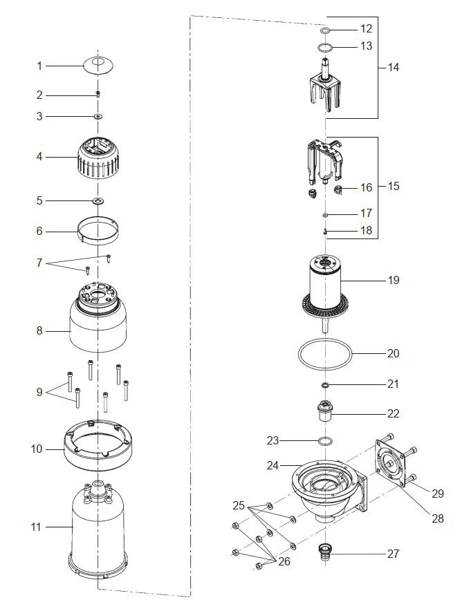 JUDO Dichtungssatz 2010337, für JPF/JPM 1 1/2'' bis 2''  - Bild 2