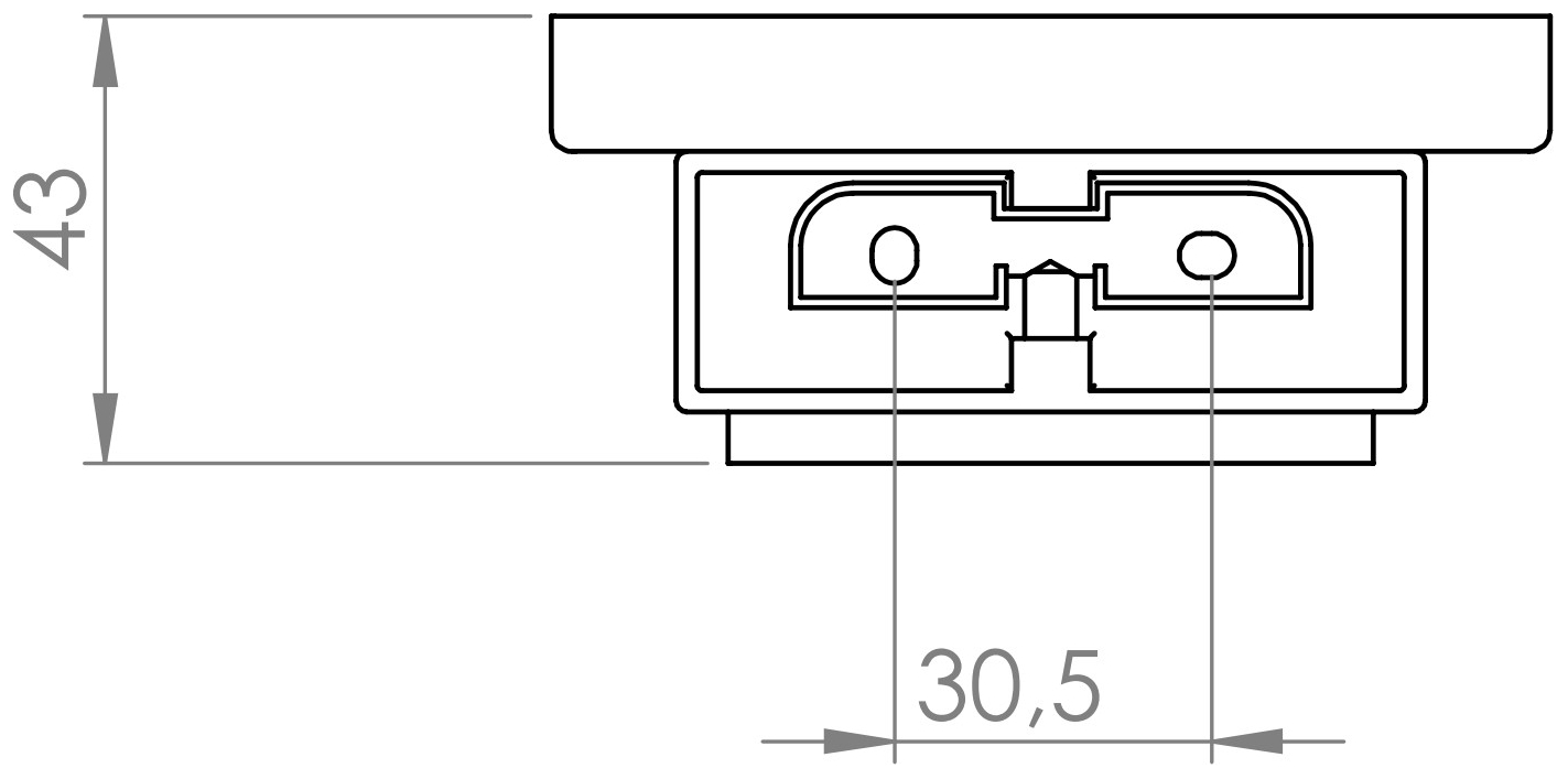VIGOUR Seifenhalter derby V3 mit Glas verchromt
