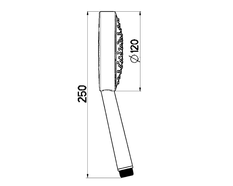 Nikles Handbrause Techno XL 120 4-strahlig verchromt A2805QBN - Bild 6