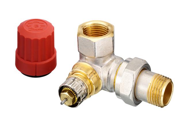 Danfoss Ventilgehäuse RA-N 15 R 1/2, WE rechts, matt vernickelt 013G0233 - Bild 1