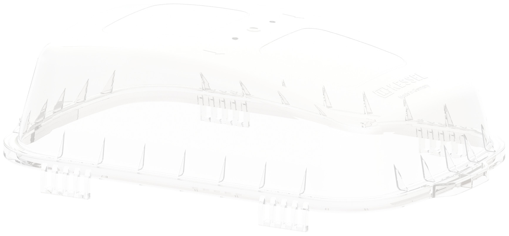 KESSEL Schutzhaube Zum Einbau in freiliegende Abwasserltg. 83031 - Bild 1