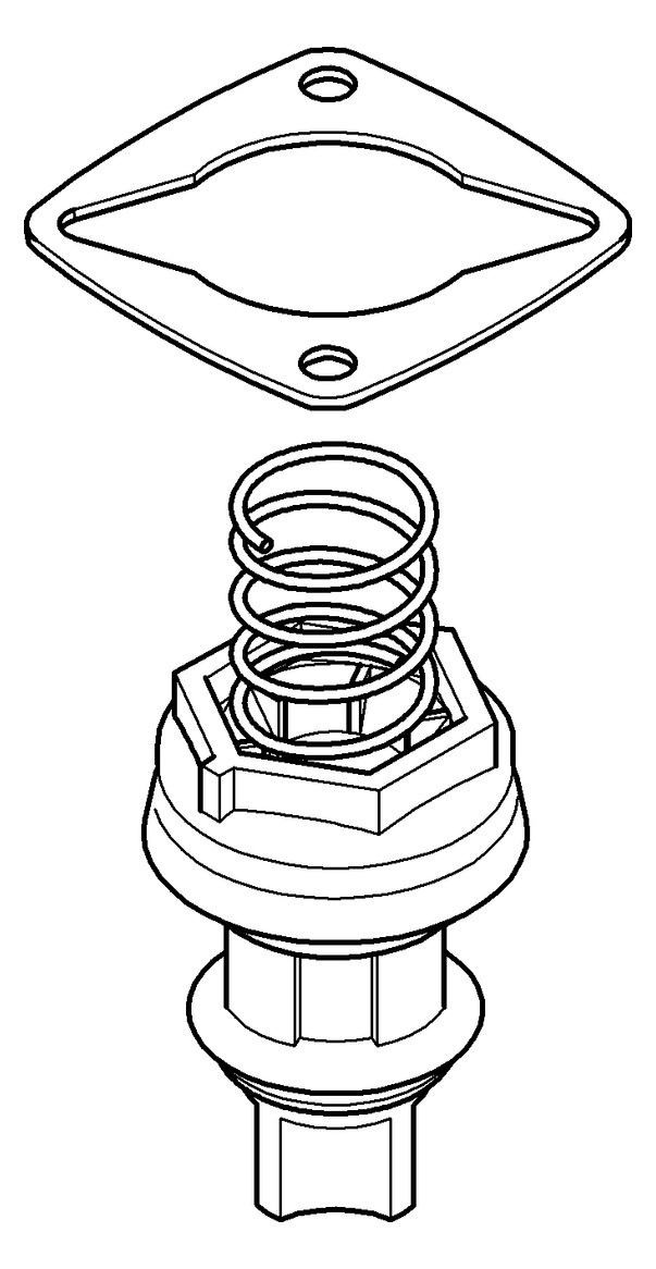 GROHE Kolben komplett für Urinal-Spüler 43450000 - Bild 2