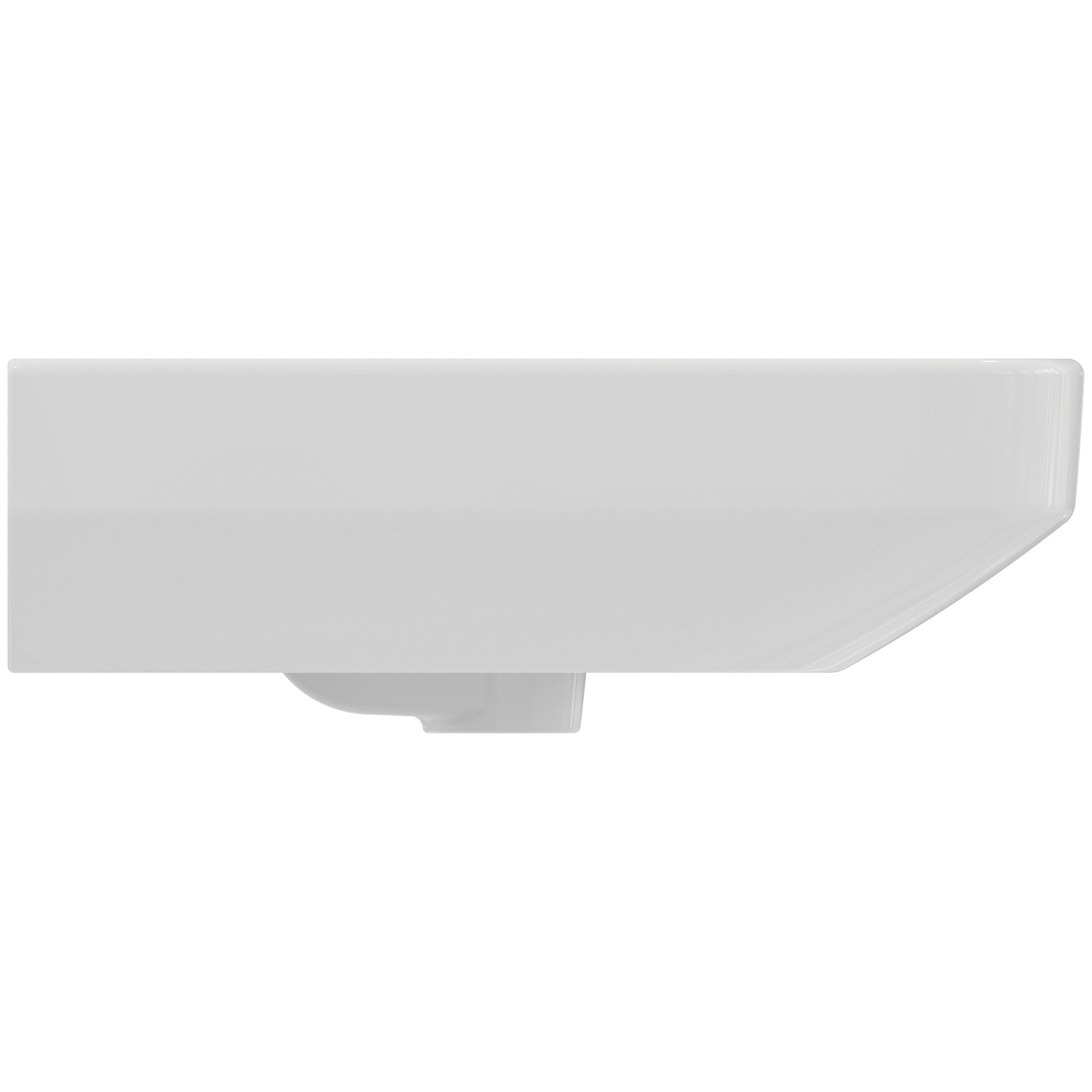 VIGOUR Waschtisch derby V3 plus 60x48cm PflegetectPlus weiss ohne Überlauf, mit Hahnloch