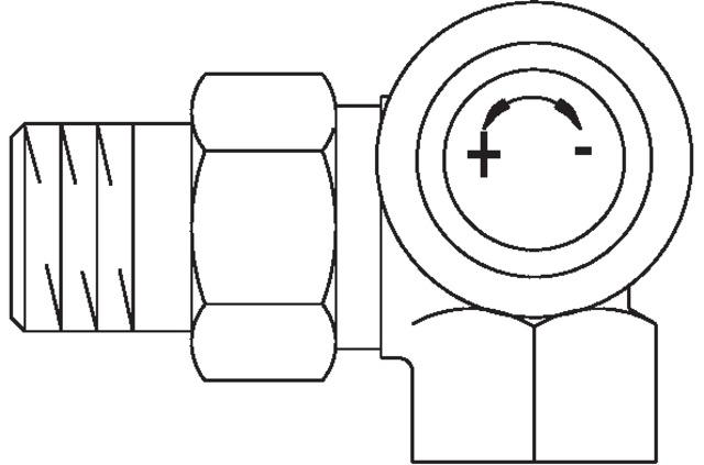 Oventrop Thermostatventil AV 9 DN 15, R 1/2, PN 10, Winkeleck rechts 1183473 - Bild 2