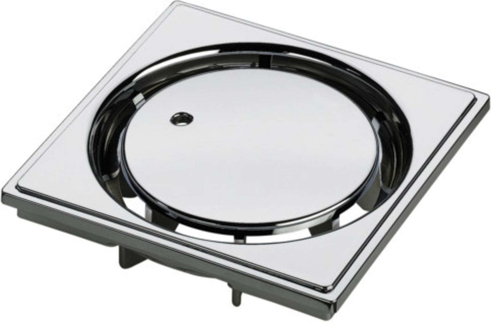 Viega Rost 100x100mm 4921.8 Kunststoff verchromt 446086 - Bild 1