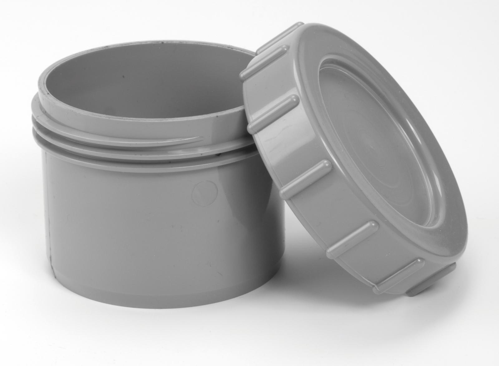 Airfit Endstopfen mit Schraubverschlusskappe DN 110 Nr. 51110ES - Bild 1