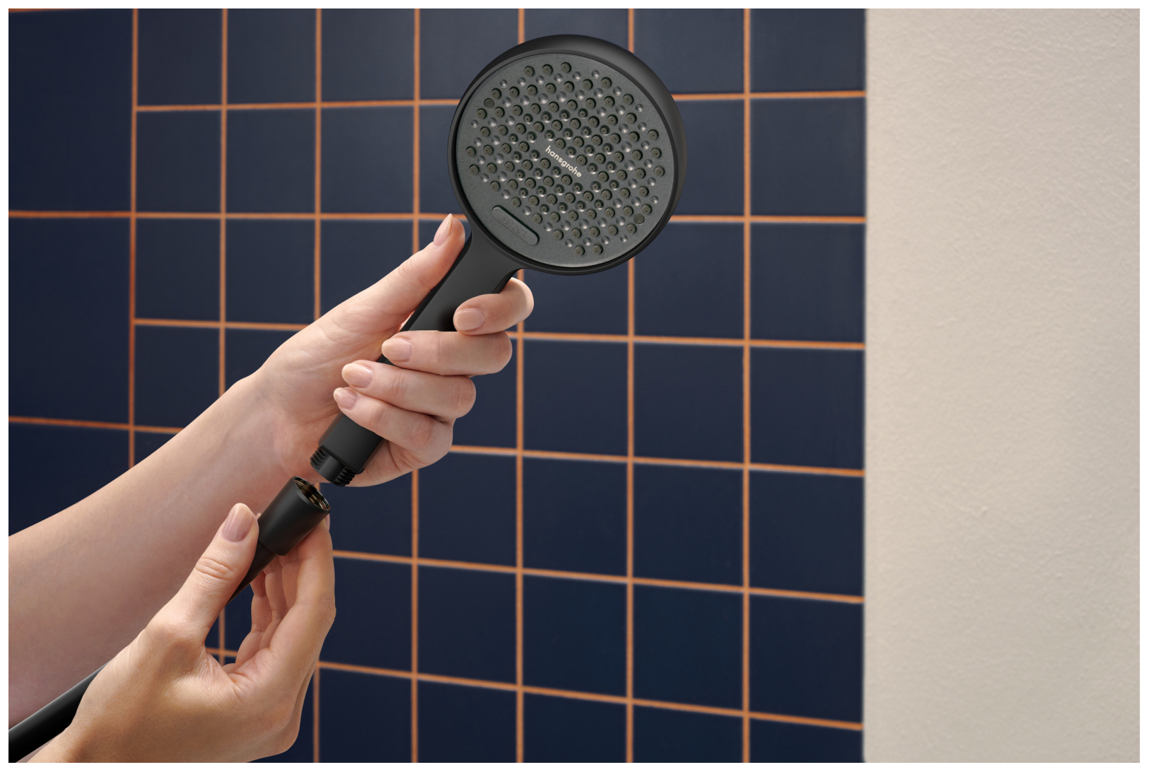 Hansgrohe Brauseset Activera Select S 95 2jet EcoSmart mit Brausestange Typ 72 schwarz matt