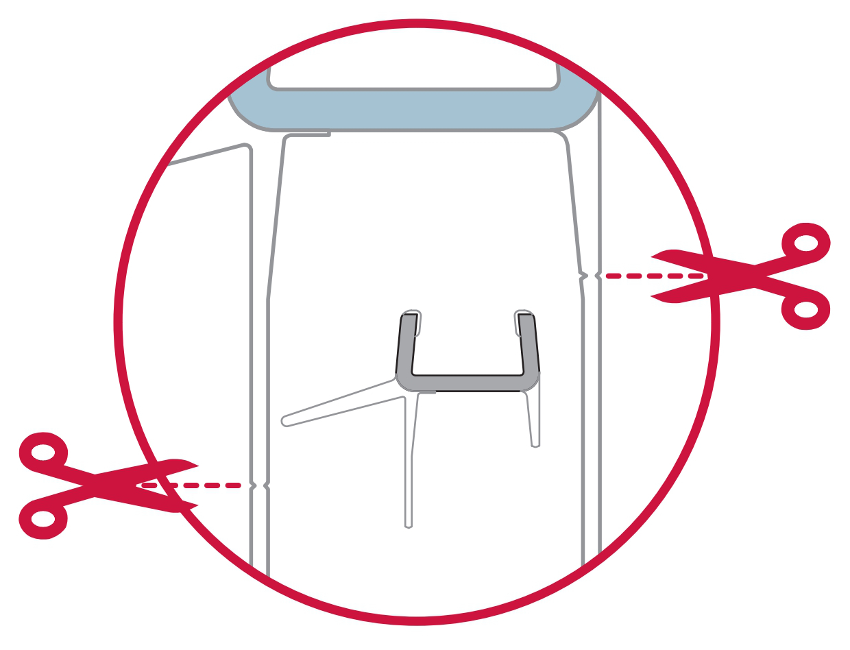 Duka Abtropfdichtung mit Abrisslinie ESG 8mm Länge 1000mm PVC transparent, universell einsetzbar - Bild 2