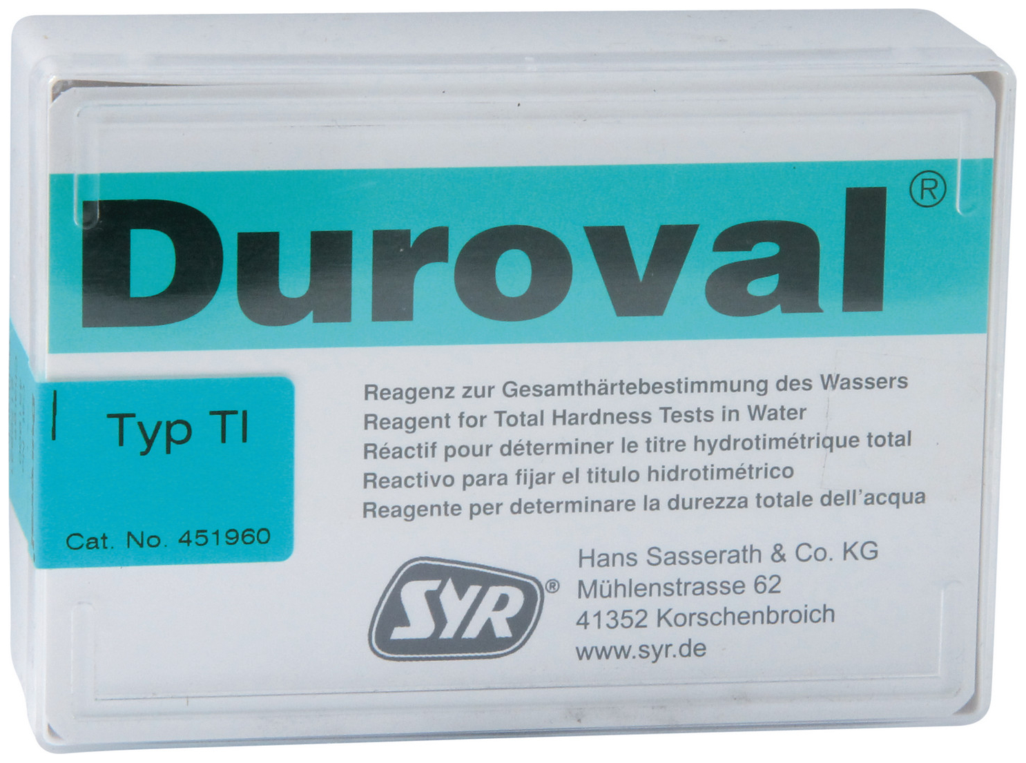 SYR Titriertest 3000.00.913, für IT 3000 Ionentauscher - Bild 1