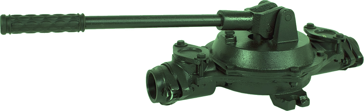 Handmembranpumpe 1 1/2'' selbstansaugend aus Grauguß, mit integriertem Kugelrückschlagventil - Bild 1