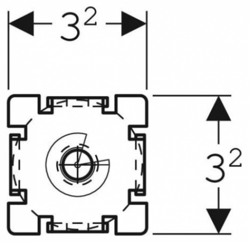 Geberit GIS Fußstütze für Wannenverkleidung 461.805.00.1 - Bild 3