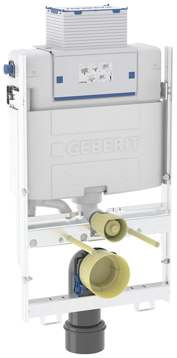 Geberit GIS Element für Wand-WC Bauhöhe 870mm mit Omega UP-Spülkasten 461.141.00.2