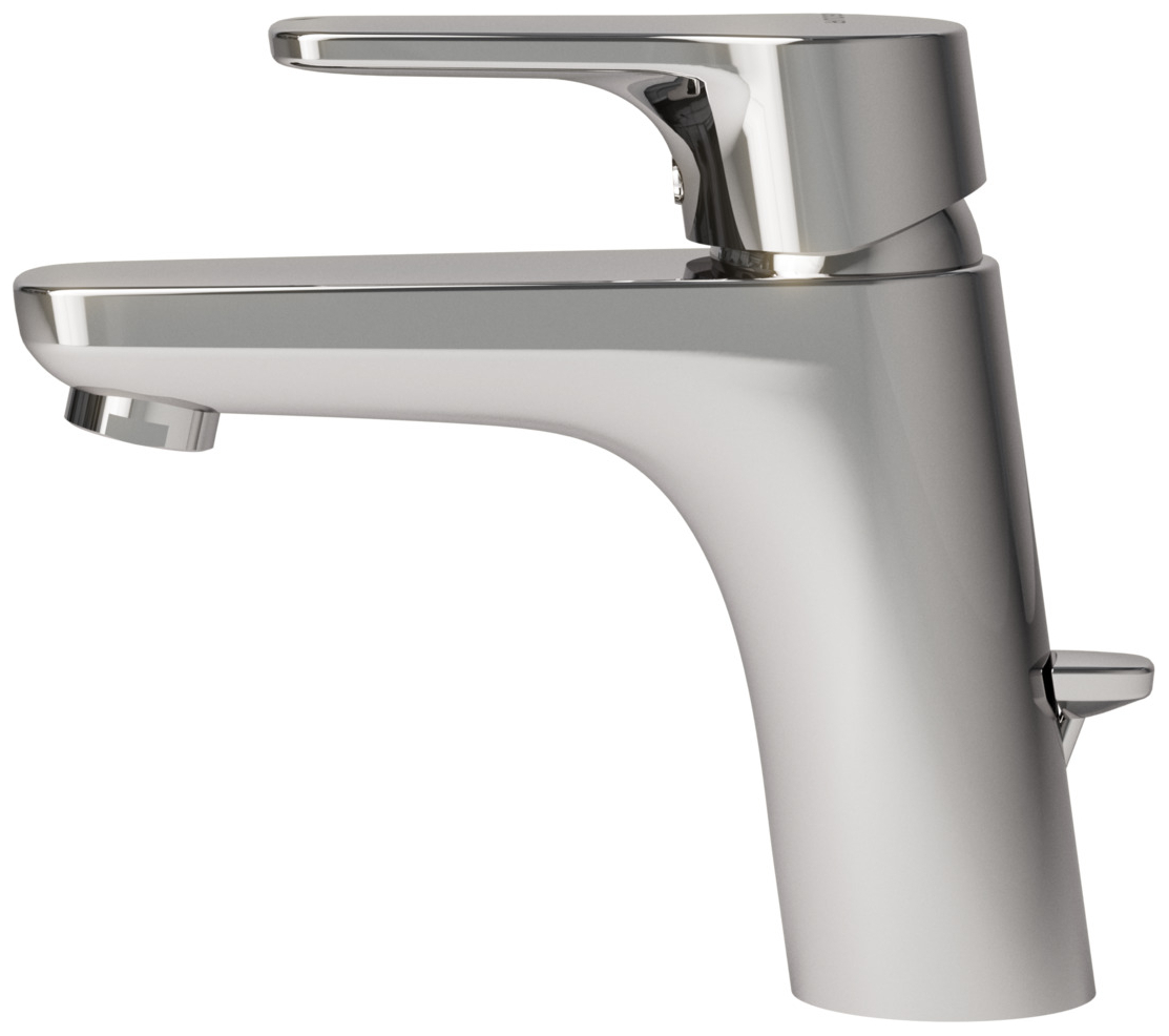 VIGOUR Einhand-Niederdruck-Waschtischbatterie derby V3 mit Ablaufgarnitur verchromt