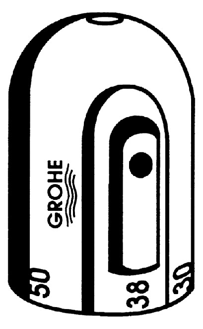 GROHE Temperaturwählgriff Grohtherm 1000 47352 chrom - Bild 2