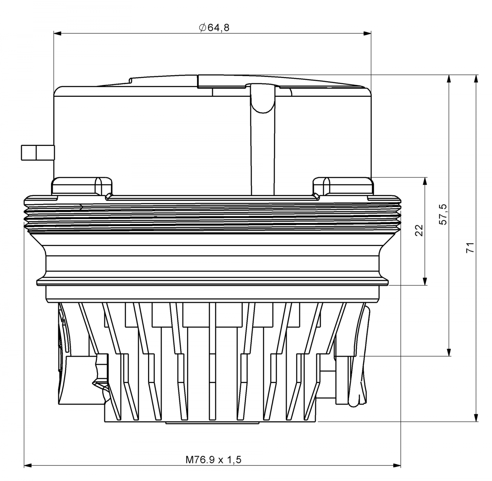 Deltamess Messkapsel AMS T90 kalt/warm smart M Q3 2,5 cbm 11159 (Eichjahr 2025) - Bild 2