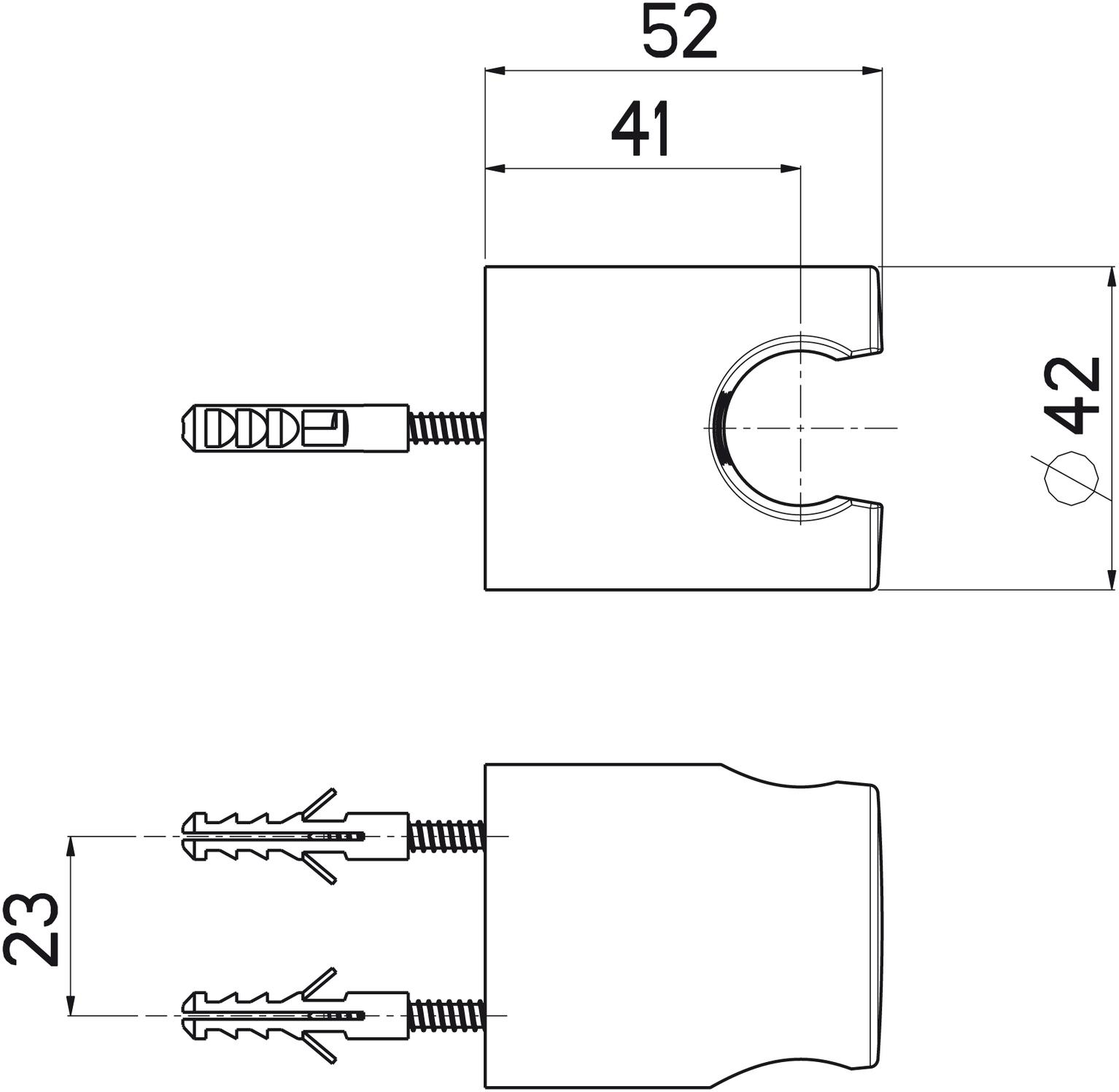 Nikles Wand-Brausenhalter Techno Fix verchromt 8605N - Bild 2