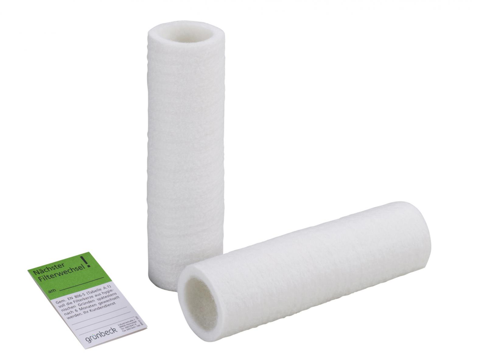 Grünbeck GENO-Ersatzfilterkerze 80µm 0,08mm 2er Pack Größe 2 ohne Schutzglocke 103076 - Bild 1